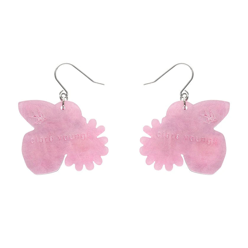 Erstwilder "A Butterfly Named Flutter" Drop Pierced Earrings with Gift Box