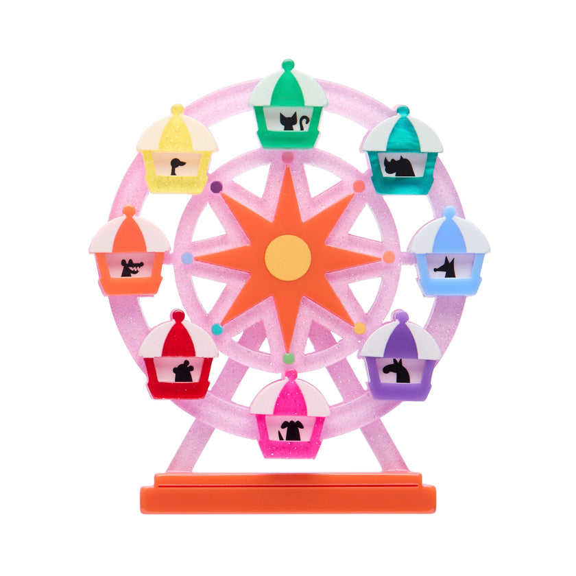 Erstwilder A Wheely Good View Brooch with Gift Box  ~A Day At The Fair~