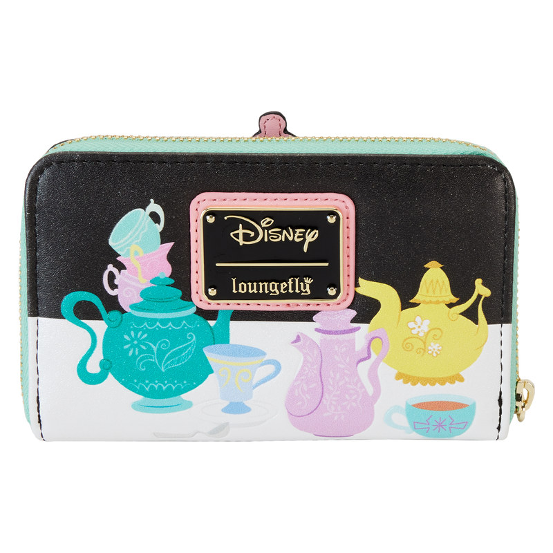 Loungefly Disney Alice in Wonderland Unbirthday Tea Party Tea Cups Zip Around Wallet