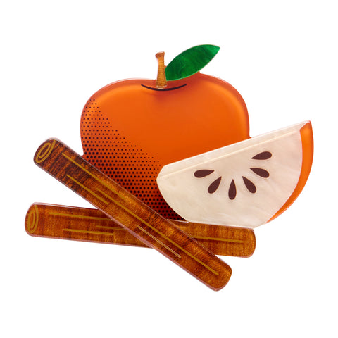 Erstwilder x Megan Roy All Things Nice Apples & Cinnamon Brooch ~Haunted at Heart Collection~