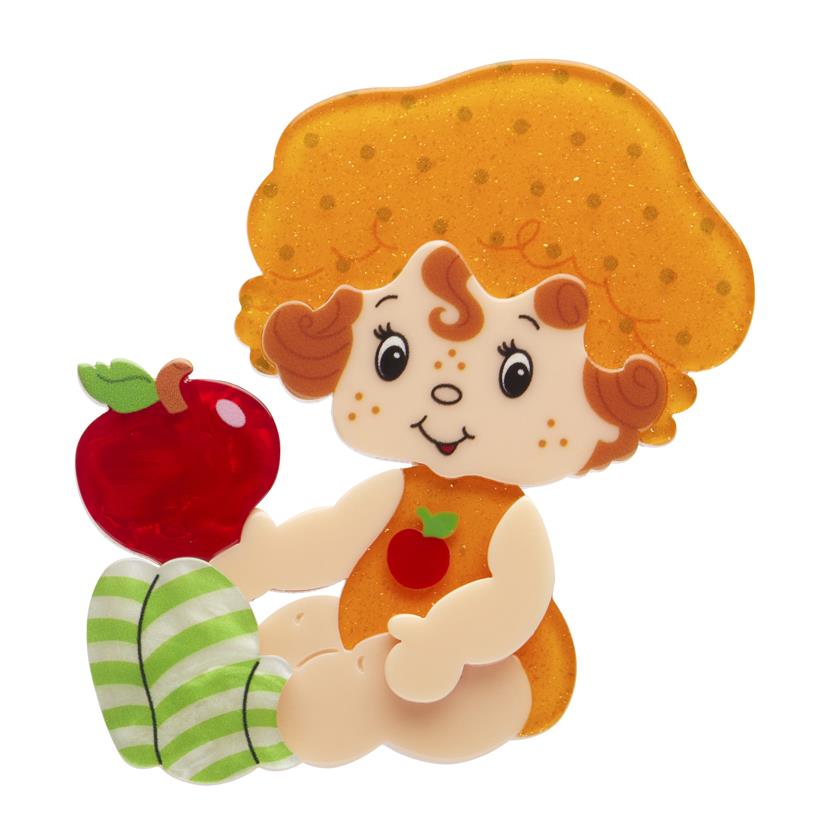 Erstwilder Apple Dumplin' Brooch with Gift Box  ~The World of Strawberry Shortcake~