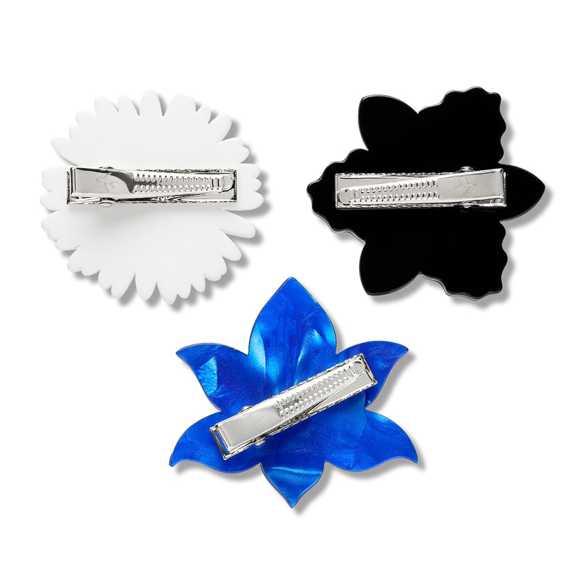 Erstwilder x Royal Botanic Gardens Victoria Assorted Flowers Hair Clips - Set of 3 ~2026 Collection~