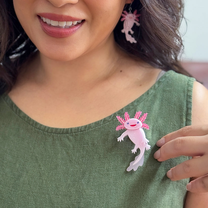 Erstwilder Axolotl Salamander Brooch ~ 2026 The Rarest Kind Collection ~
