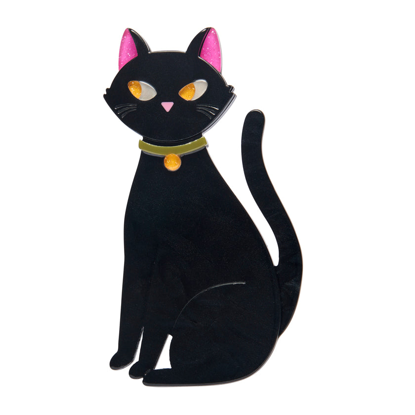 Erstwilder x Megan Roy Bad Luck Charm Cat Brooch ~Haunted at Heart Collection~