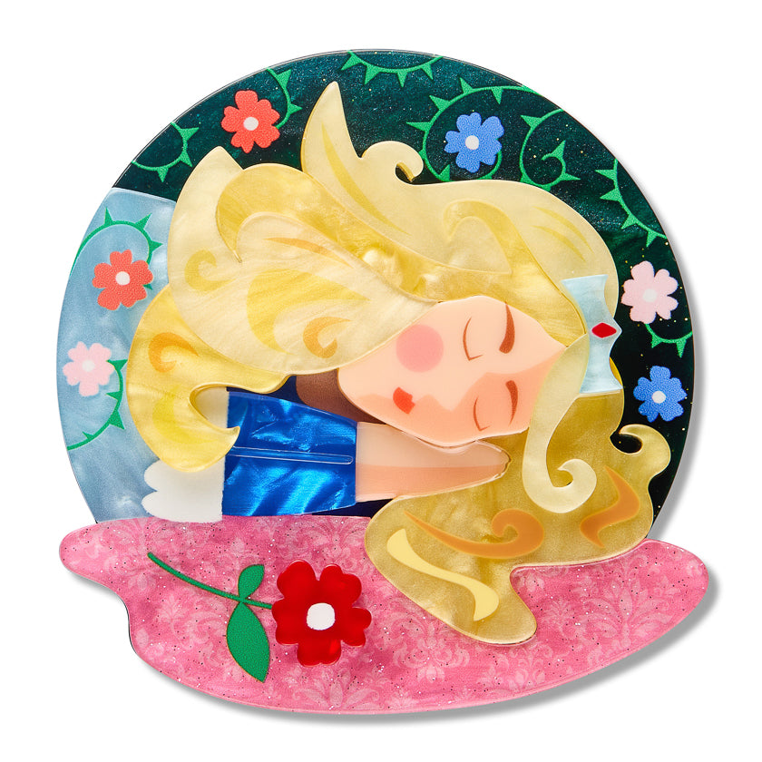 Erstwilder x Pete Cromer Beauty Sleep Sleeping Beauty Brooch ~ Fairy Tales Part 2 Collection ~