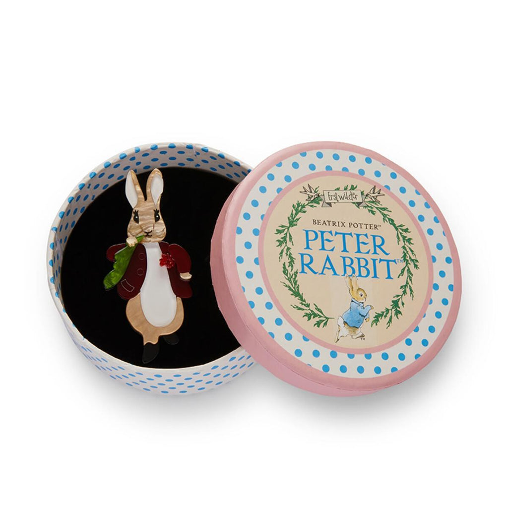 Erstwilder "Benjamin Bunny" Beatrix Potter Brooch with Gift Box