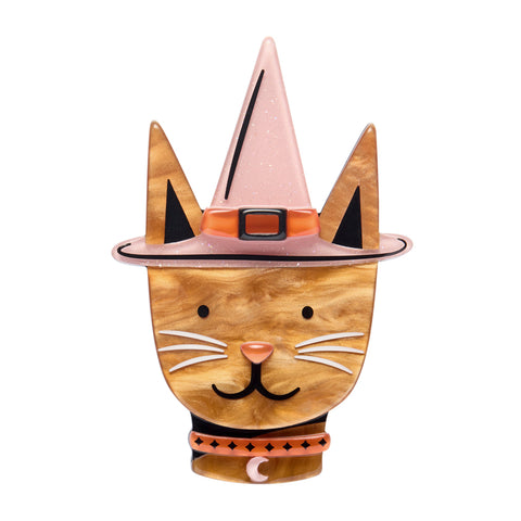 Erstwilder x Megan Roy Bewitched Kitty Cat Brooch ~Haunted at Heart Collection~