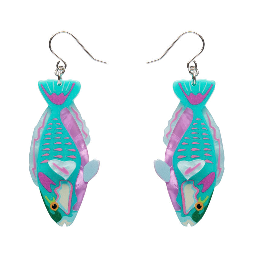 Erstwilder Bleeker's Parrotfish Pierced Earrings with Gift Box ~Great Barrier Reef~