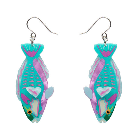 Erstwilder Bleeker's Parrotfish Pierced Earrings with Gift Box ~Great Barrier Reef~