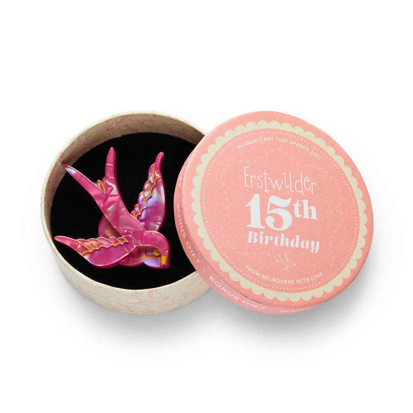Erstwilder Bluebird of Happiness Brooch *GIFT WITH PURCHASE ONLY*