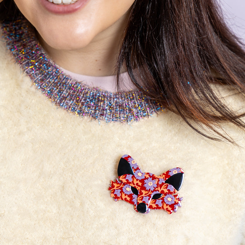 Erstwilder Brida the Botanical Fox Brooch ~15th Birthday Fan Favorites Collection~