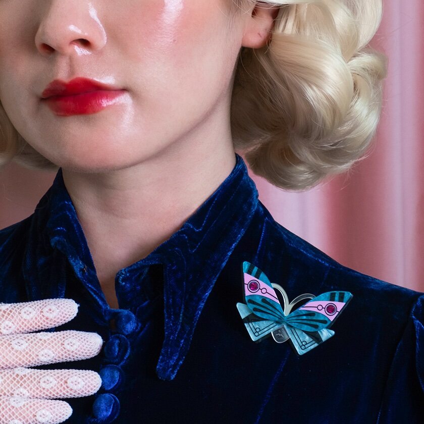 Erstwilder "Butterfly Sonata" Brooch with Gift Box ~Designed in Melbourne~