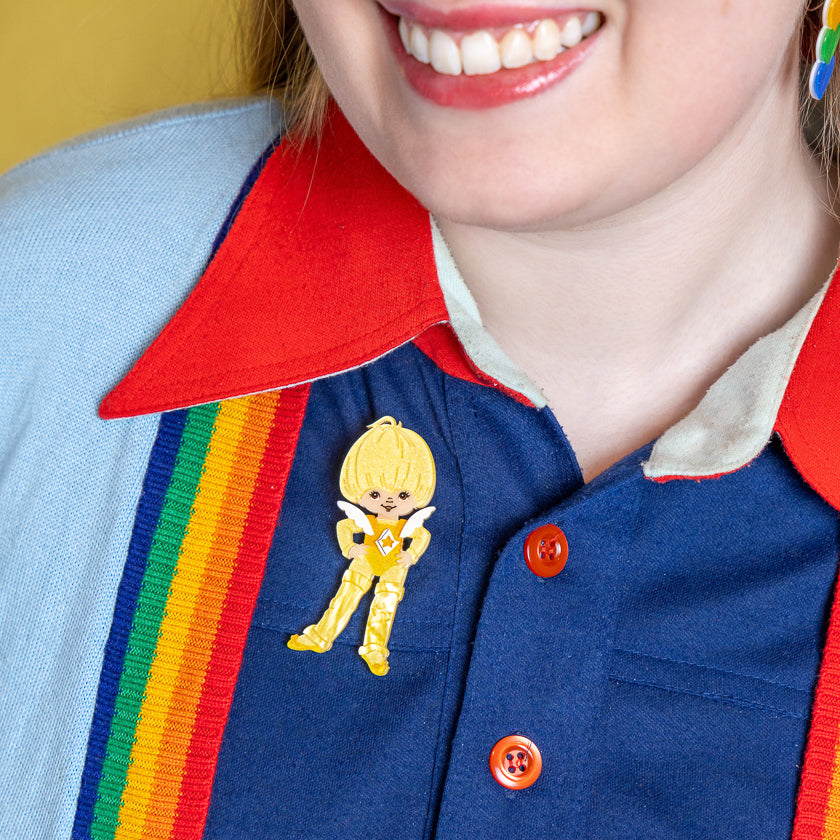 Erstwilder x Rainbow Brite Canary Yellow Brooch ~Rainbow Brite Collection~