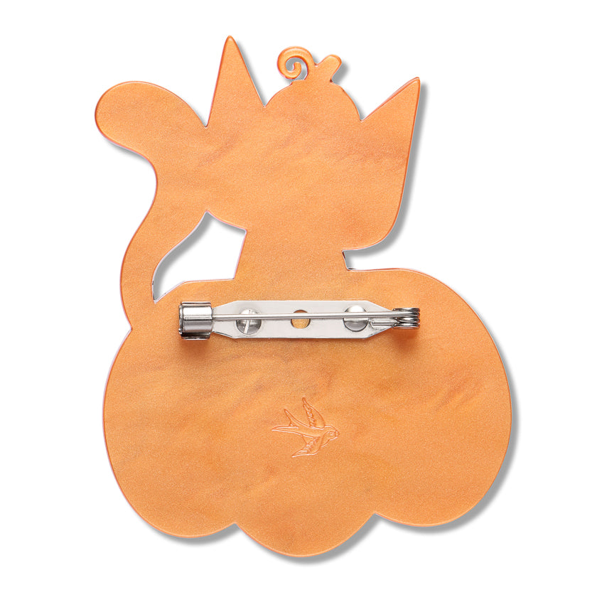 Erstwilder Cat O'Lantern Brooch ~2026 Midnight Mischief Collection~