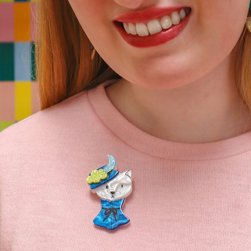 Erstwilder "Cat in a Hat" Brooch with Gift Box ~Designed in Melbourne~