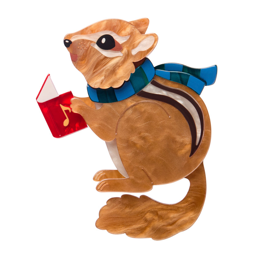 Erstwilder Charlie the Chipmunk Brooch ~Merry Menagerie Collection~