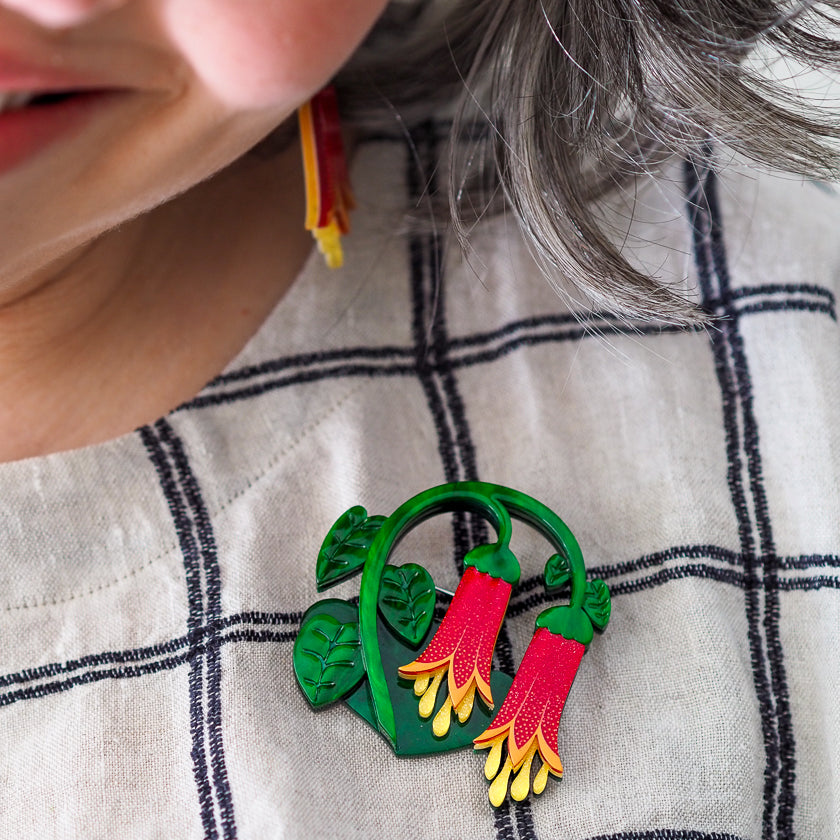 Erstwilder x Royal Botanic Gardens Victoria Common Correa Flowers Brooch ~2026 Collection~