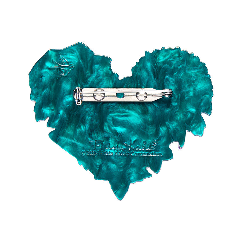 Erstwilder "Corazon De Flores" Floral Frida Kahlo Brooch with Gift Box ~Designed in Melbourne~