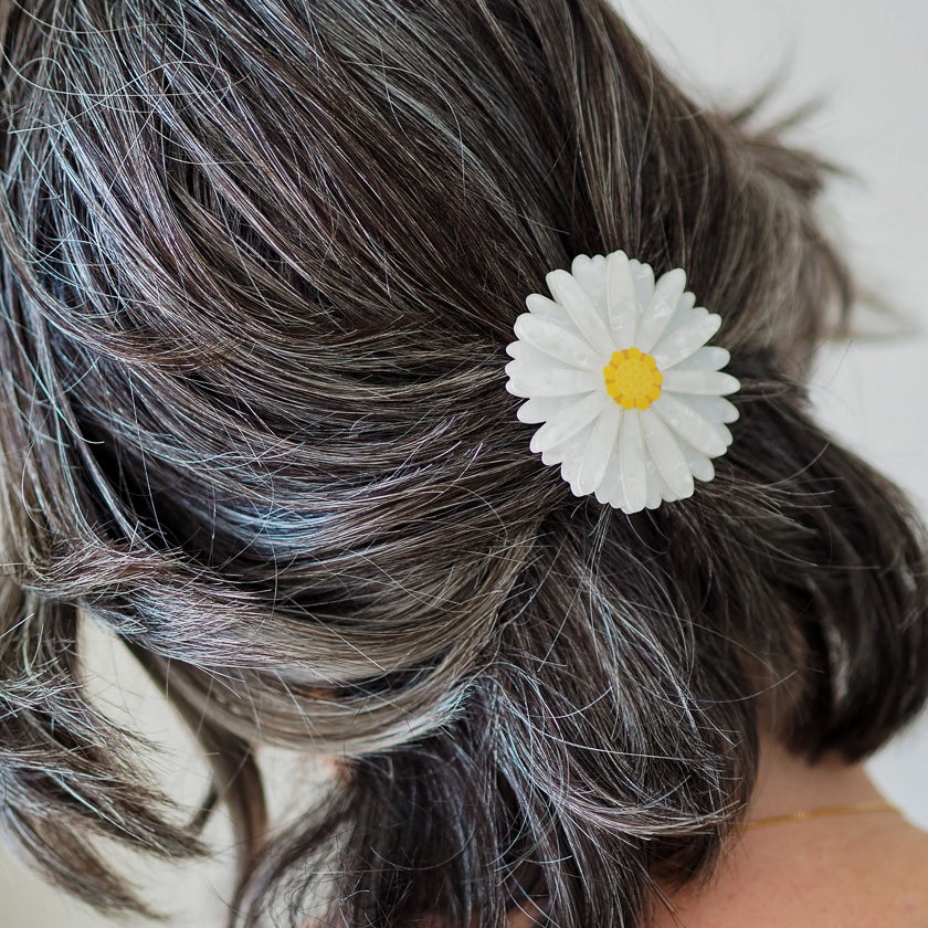 Erstwilder x Royal Botanic Gardens Victoria Cut-Leaf Daisy Large Hair Clip ~2026 Collection~
