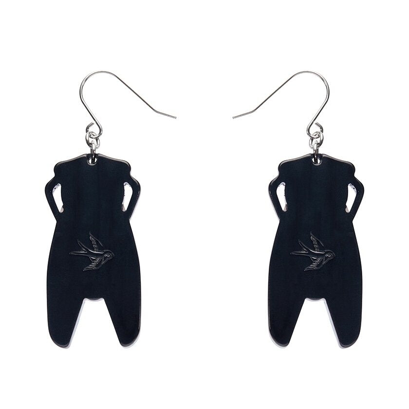 Erstwilder "Deco Cicada" Drop Pierced Earrings with Gift Box