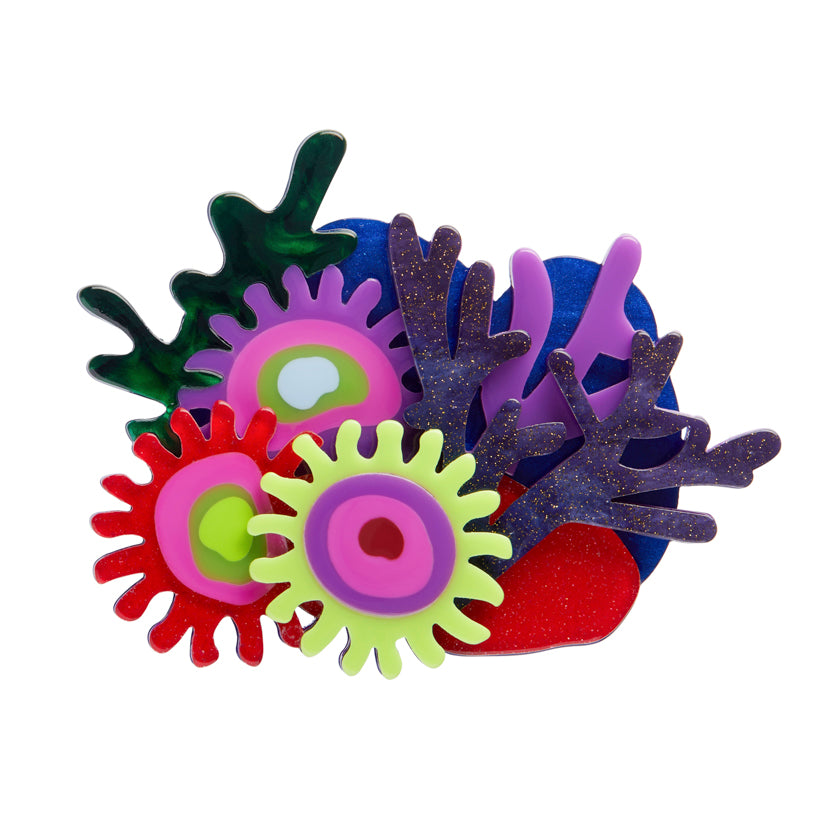 Erstwilder Deep Reef Corals Brooch with Gift Box  ~Great Barrier Reef Collection~