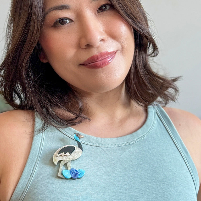 Erstwilder Elliot the Emu Brooch ~Australiana 2025 Collection~