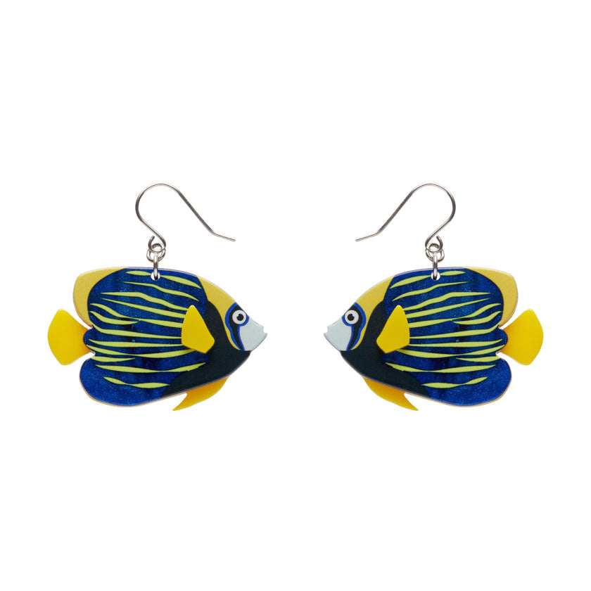 Erstwilder Emperor Angelfish Pierced Earrings with Gift Box ~Great Barrier Reef~