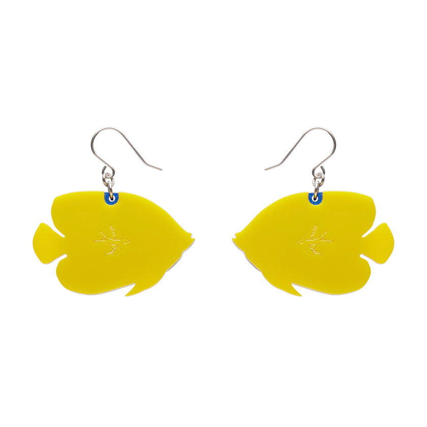 Erstwilder Emperor Angelfish Pierced Earrings with Gift Box ~Great Barrier Reef~