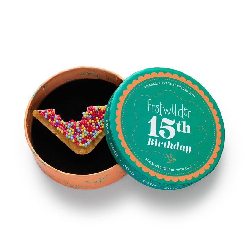 Erstwilder Fairy Bread Brooch ~15th Birthday Fan Favorites Collection~