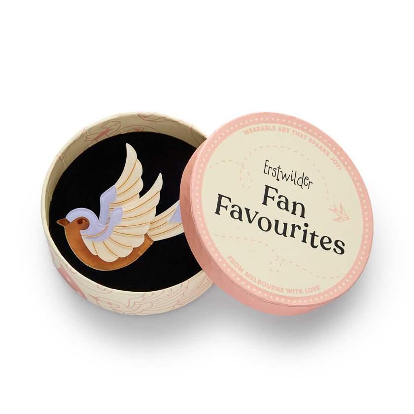 Erstwilder Fancie Jo Sparrow Bird Brooch ~2026 Fan Favourites Collection~