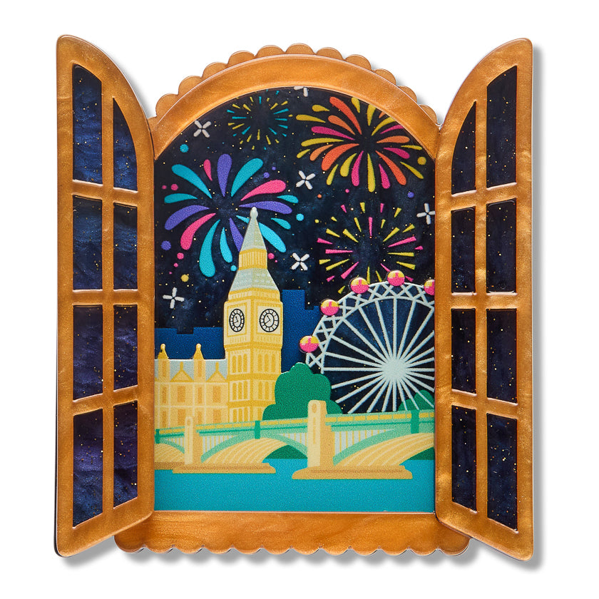 Erstwilder Fireworks Far & Wide Brooch ~2026 Celebrations Collection~
