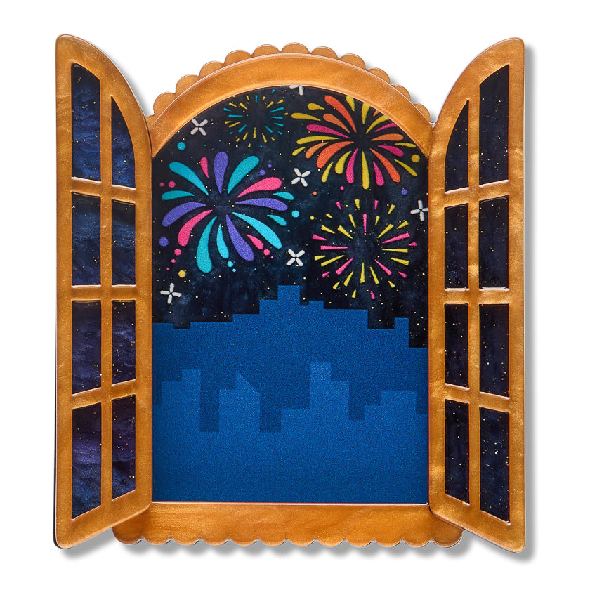 Erstwilder Fireworks Far & Wide Brooch ~2026 Celebrations Collection~