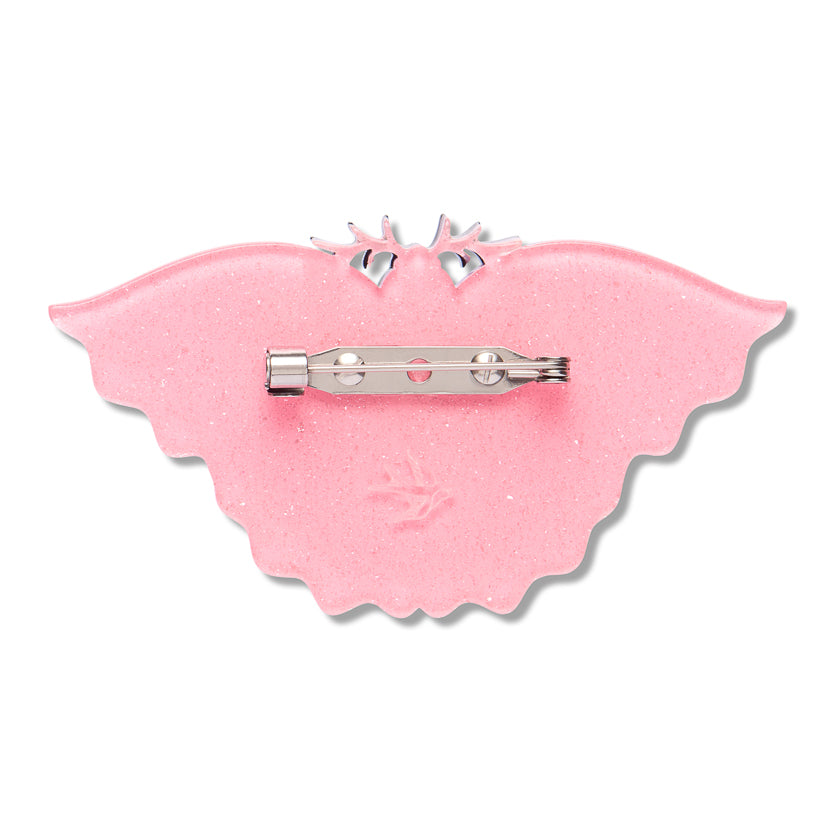 Erstwilder Flutter by Night Moth Brooch ~2026 Midnight Mischief Collection~