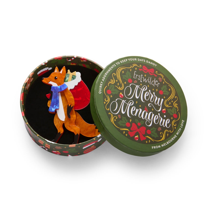 Erstwilder Freddy the Fox Brooch ~Merry Menagerie Collection~
