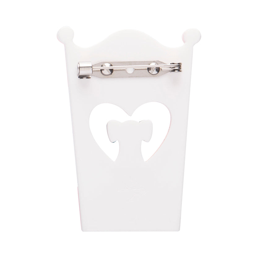 Erstwilder Free Kisses Kissing Booth Brooch with Gift Box  ~A Day At The Fair~