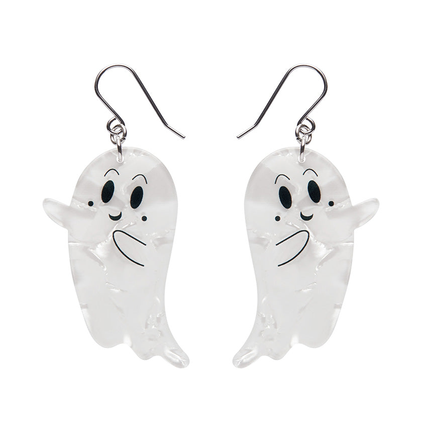 Erstwilder Ghost Halloween Drop Pierced Earrings Designed in Australia