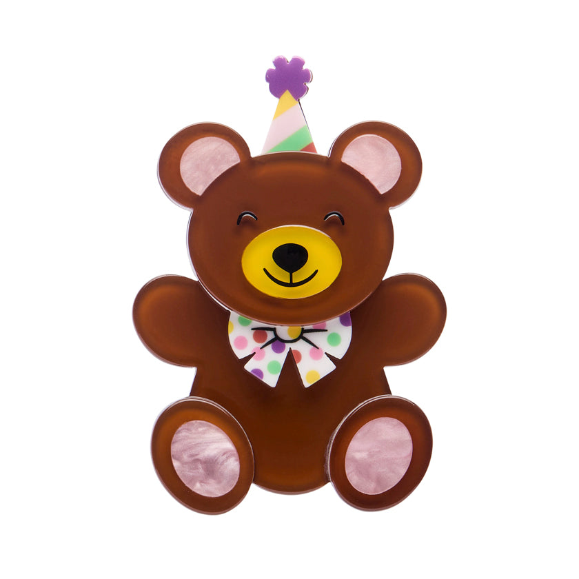 Erstwilder Grand Prize Teddy Bear Brooch with Gift Box ~A Day At The Fair~