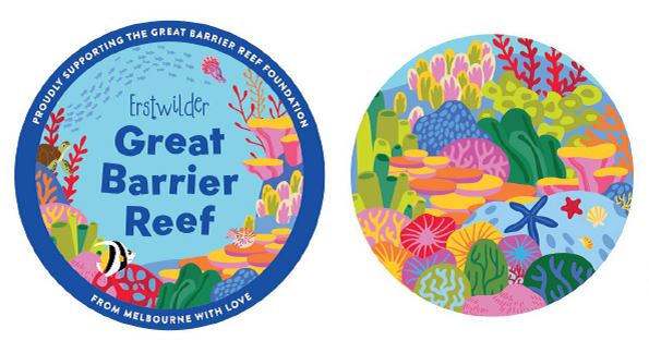 Erstwilder Emperor Angelfish Pierced Earrings with Gift Box ~Great Barrier Reef~