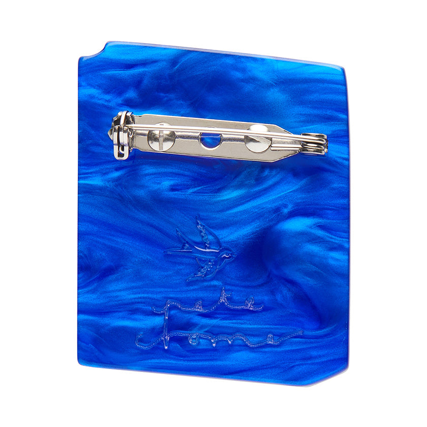 Erstwilder "Happily Ever After" Blue Fairytale Book Brooch *GIFT WITH PURCHASE ONLY*