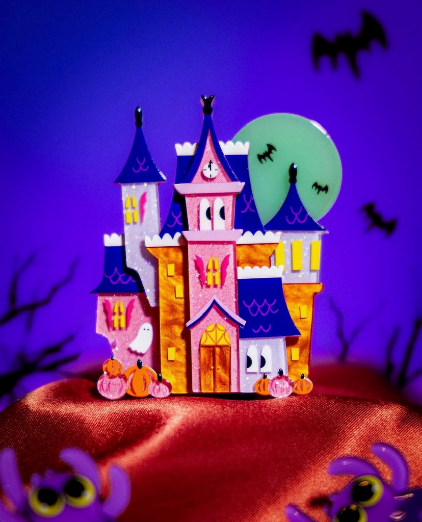 Erstwilder Haunted Hideaway House Brooch ~2026 Midnight Mischief Collection~