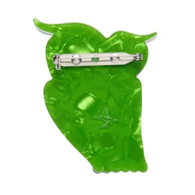 Erstwilder "Herb's Hot Hoot" Owl Brooch with Gift Box ~Designed in Melbourne~