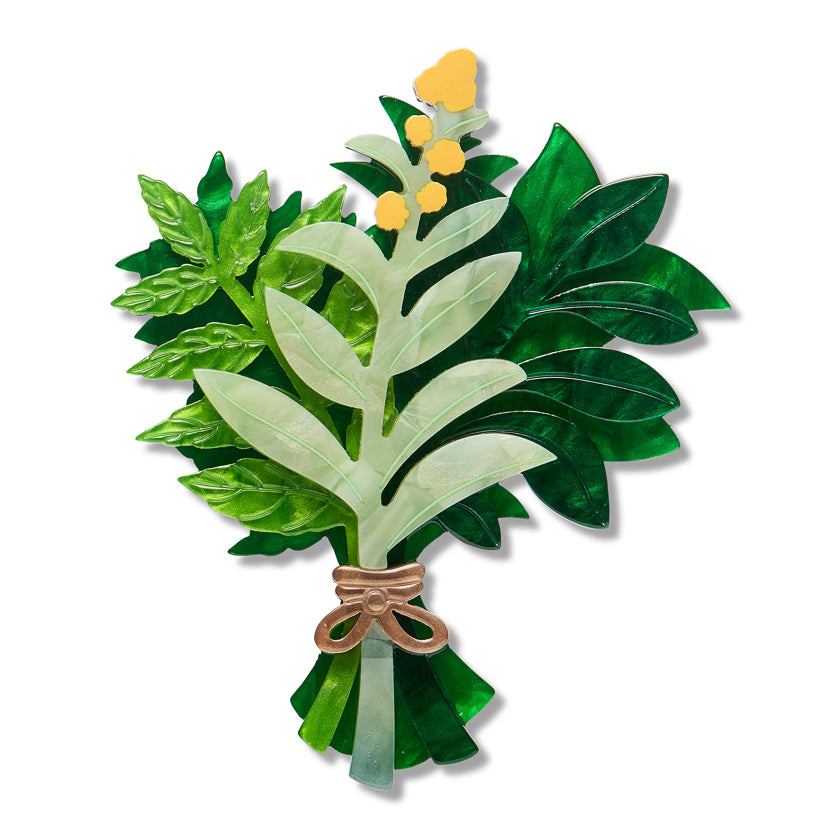 Erstwilder x Royal Botanic Gardens Victoria Herbarium Bundle of Herbs Brooch ~2026 Collection~