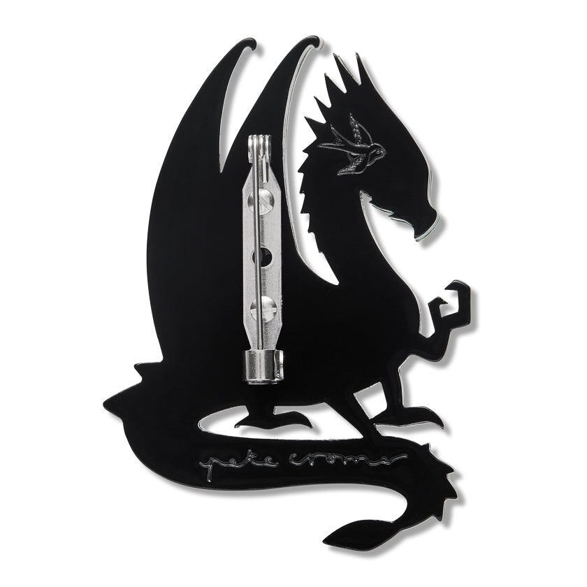 Erstwilder x Pete Cromer Impressive Scale Dragon Brooch ~ Fairy Tales Part 2 Collection ~