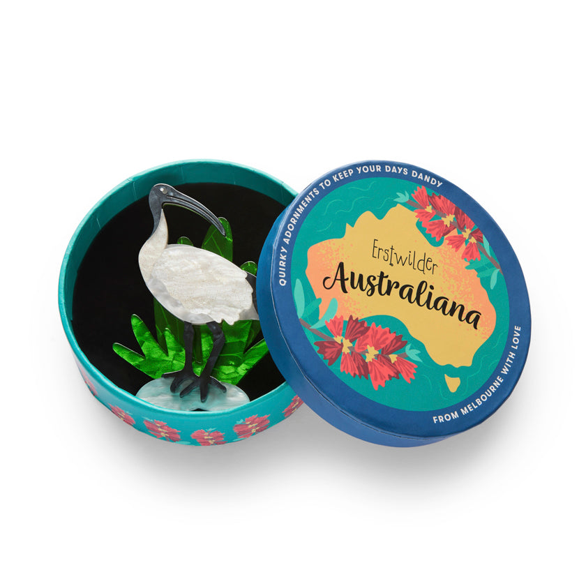 Erstwilder Izzy the Ibis Brooch ~Australiana 2025 Collection~