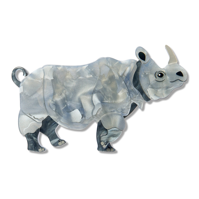 Erstwilder Javan Rhino Brooch ~ 2026 The Rarest Kind Collection ~