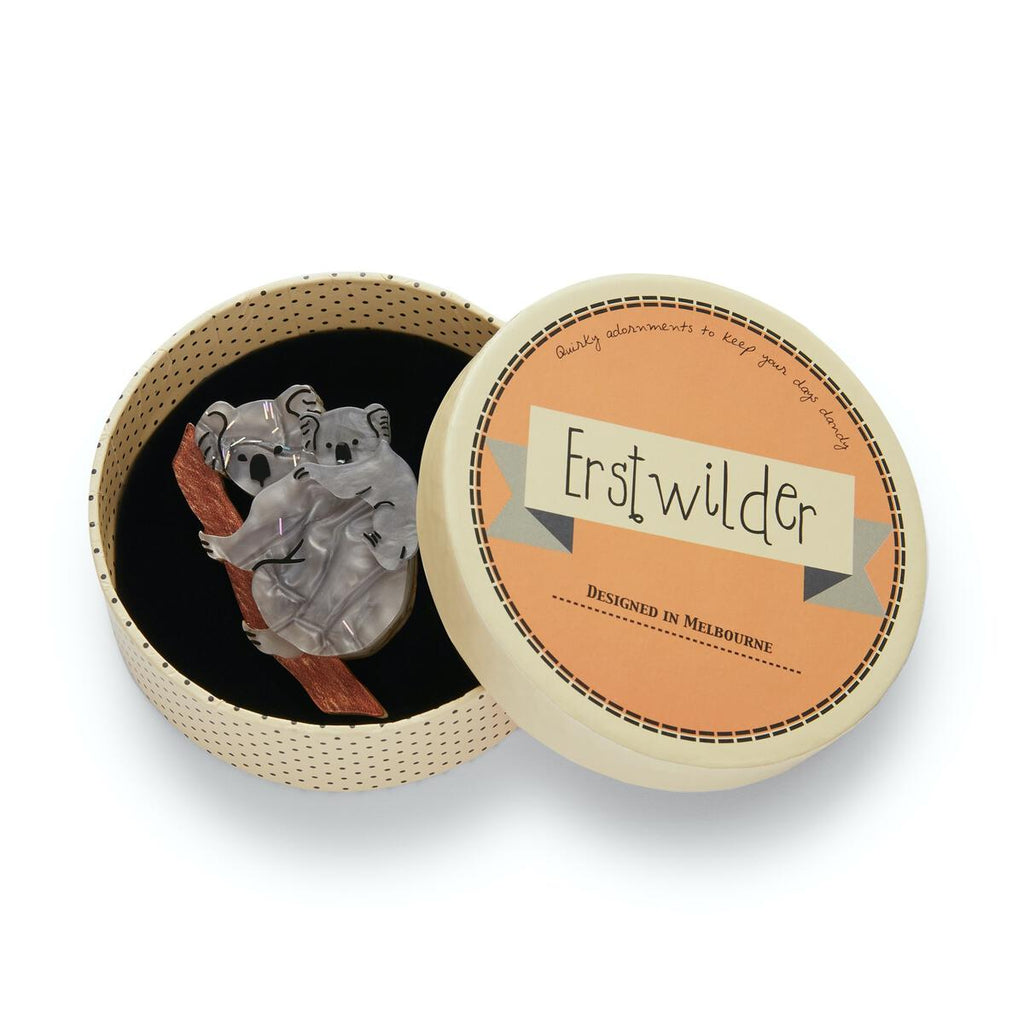 Erstwilder "Koolah and Guula" Koala Bears Brooch Designed in Melbourne, Australia