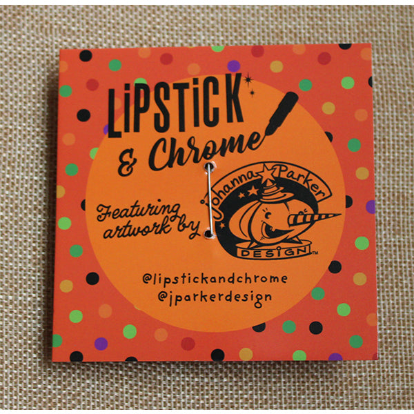 Johanna Parker x Lipstick & Chrome Lolligager #3 Black Cat Halloween Brooch