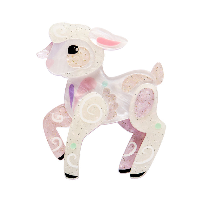 Erstwilder x Pete Cromer Lottie the Lamb Brooch ~2026 Easter Collection~