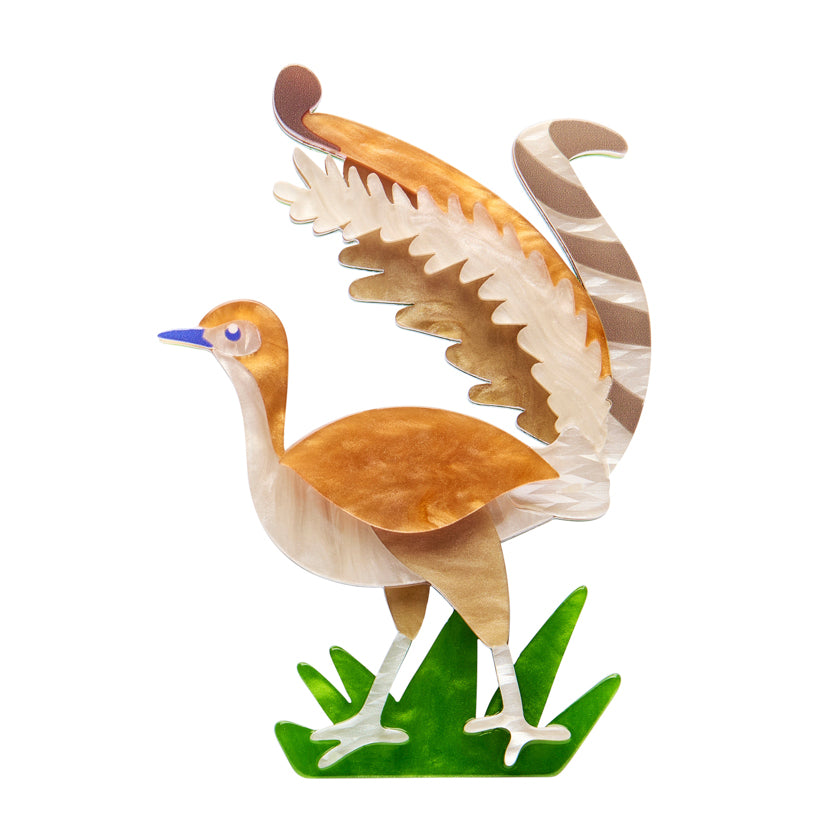 Erstwilder Lottie the Lyrebird Brooch ~Australiana 2025 Collection~