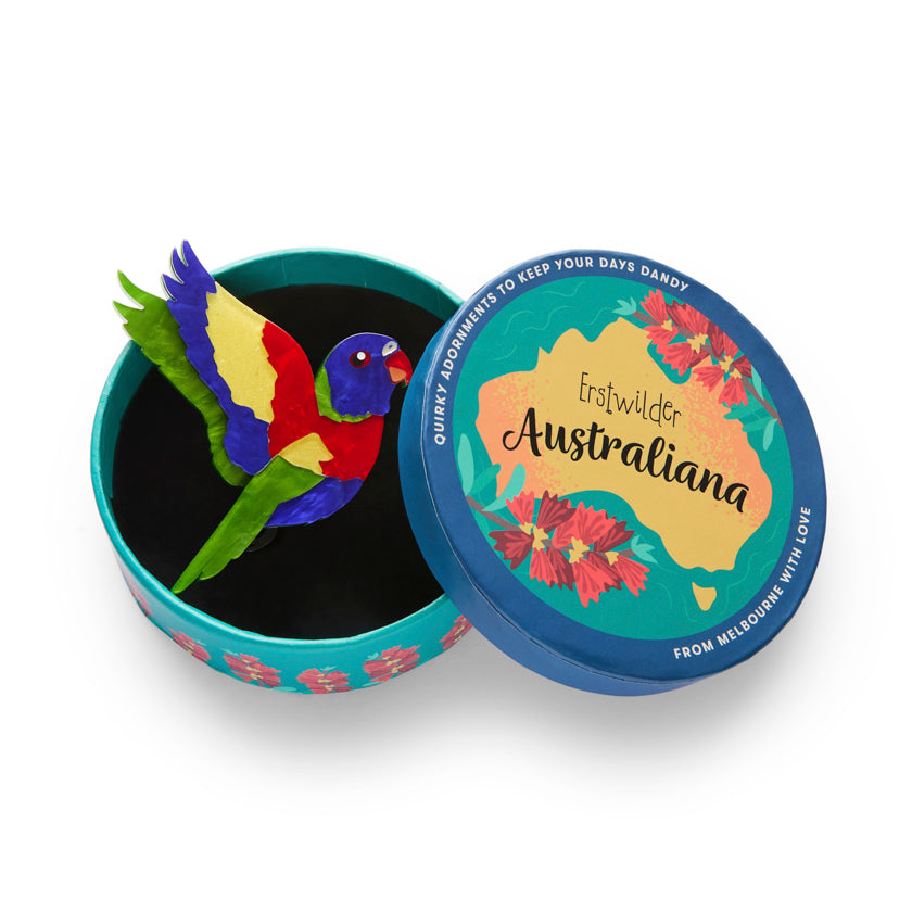 Erstwilder Lulu the Lorikeet Brooch ~Australiana 2025 Collection~
